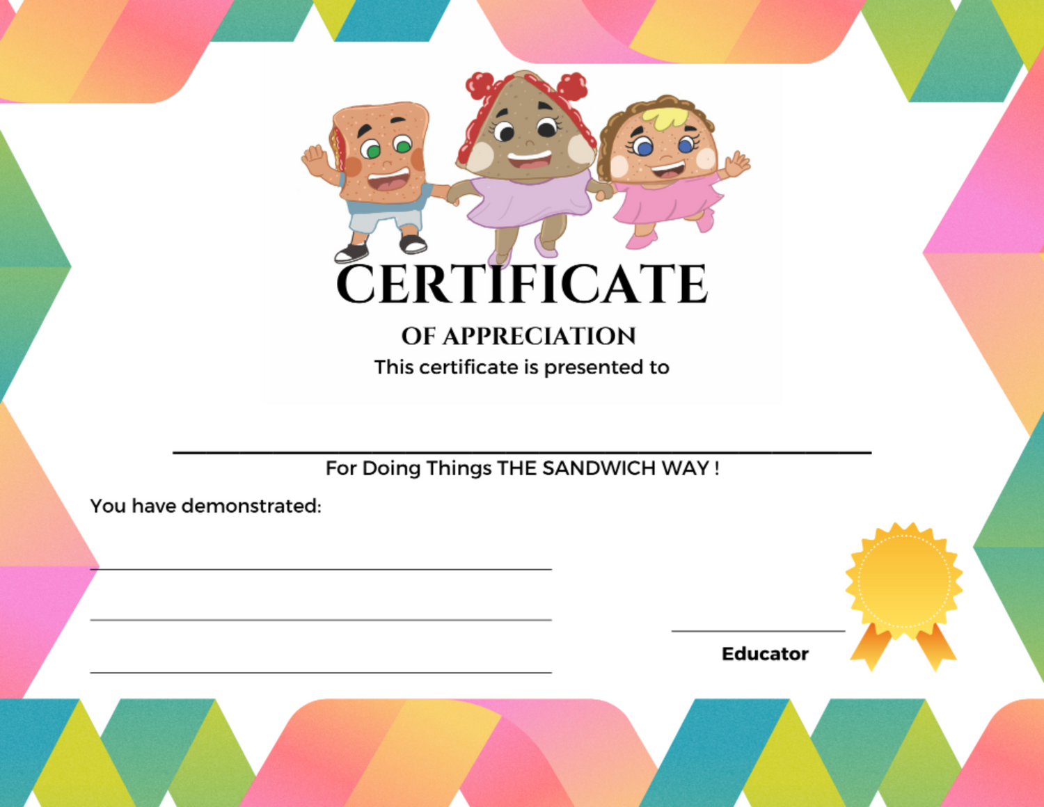 Printable Certificate of Achievement for Kids - Recognize and celebrate student success with a personalized award for accomplishments, growth, and hard work.
