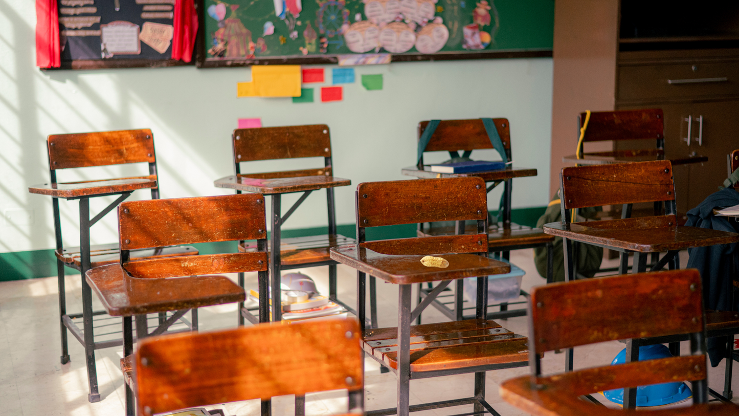 Empty School classroom 